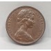 AUSTRALIA 1976 . ONE 1 CENT COIN . FEATHER-TAILED GLIDER